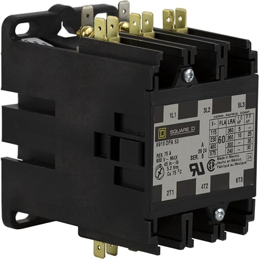 Square - D - Definite Purpose Magnetic Contactor - 8910DPA63V02 - New - Big Liquidators