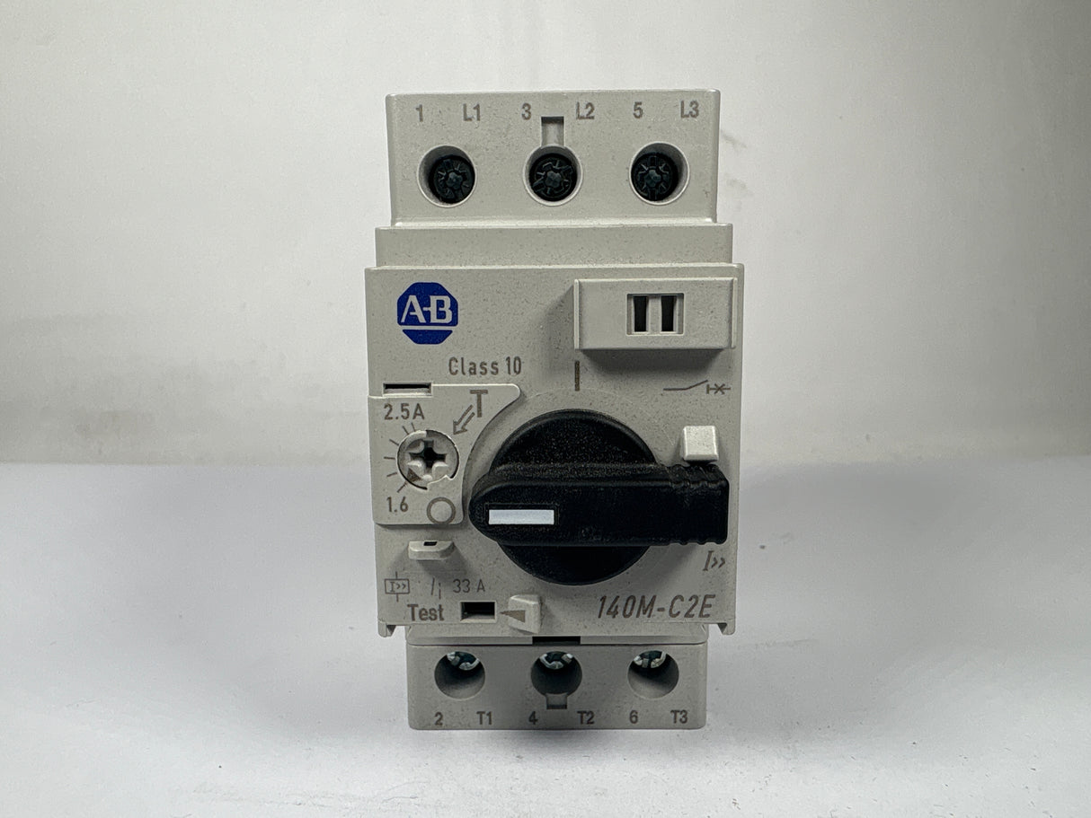 Allen Bradley - 32 Amp Motor Protector/Ciruit Breaker - 140M - C2E - B25 - New - Big Liquidators