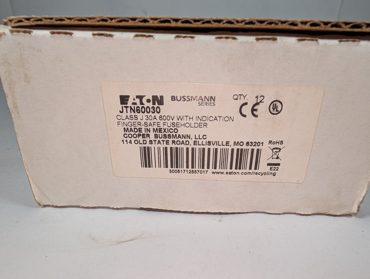 Bussman - 30 Amp Fuse Holder - JT60030 - New - Big Liquidators