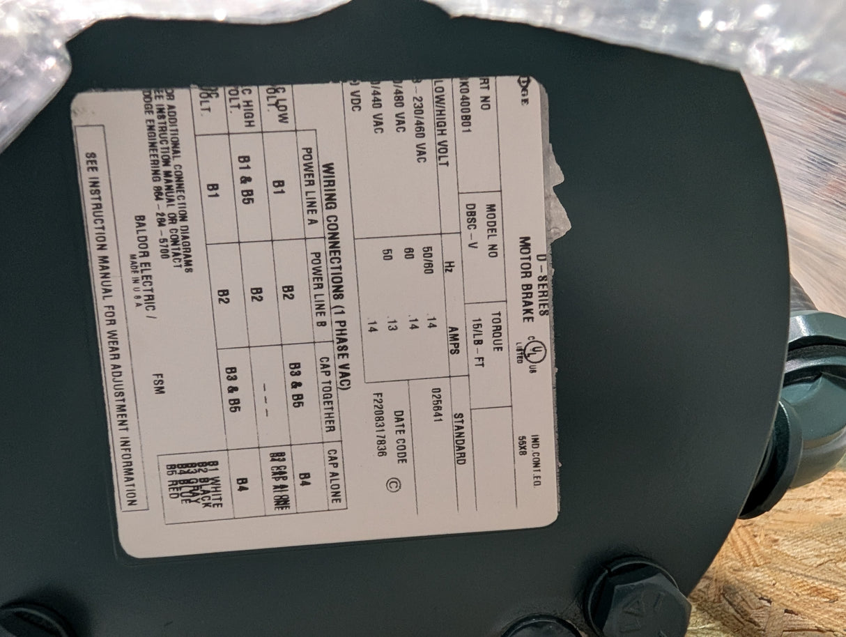 Baldor Reliance - 3 HP Electric Motor - VEBM3611T - D - New - Big Liquidators