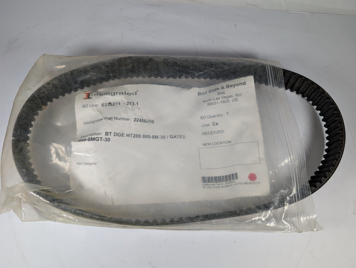 Gates - Power Grip GT 3 Notched Belt - 880 - 8MGT - 30 - New - Big Liquidators