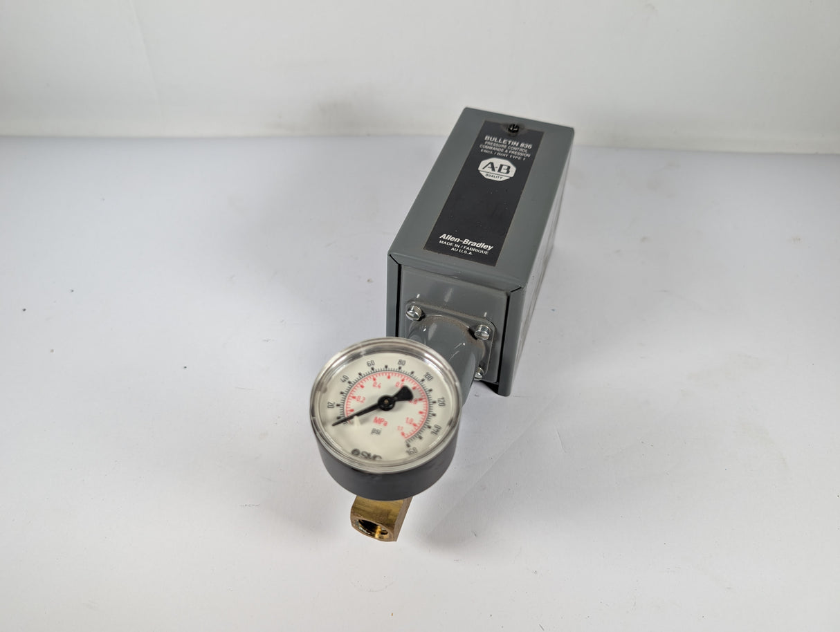 Allen Bradley - Pressur Control Switch - BULLETIN 836 - Used - Big Liquidators