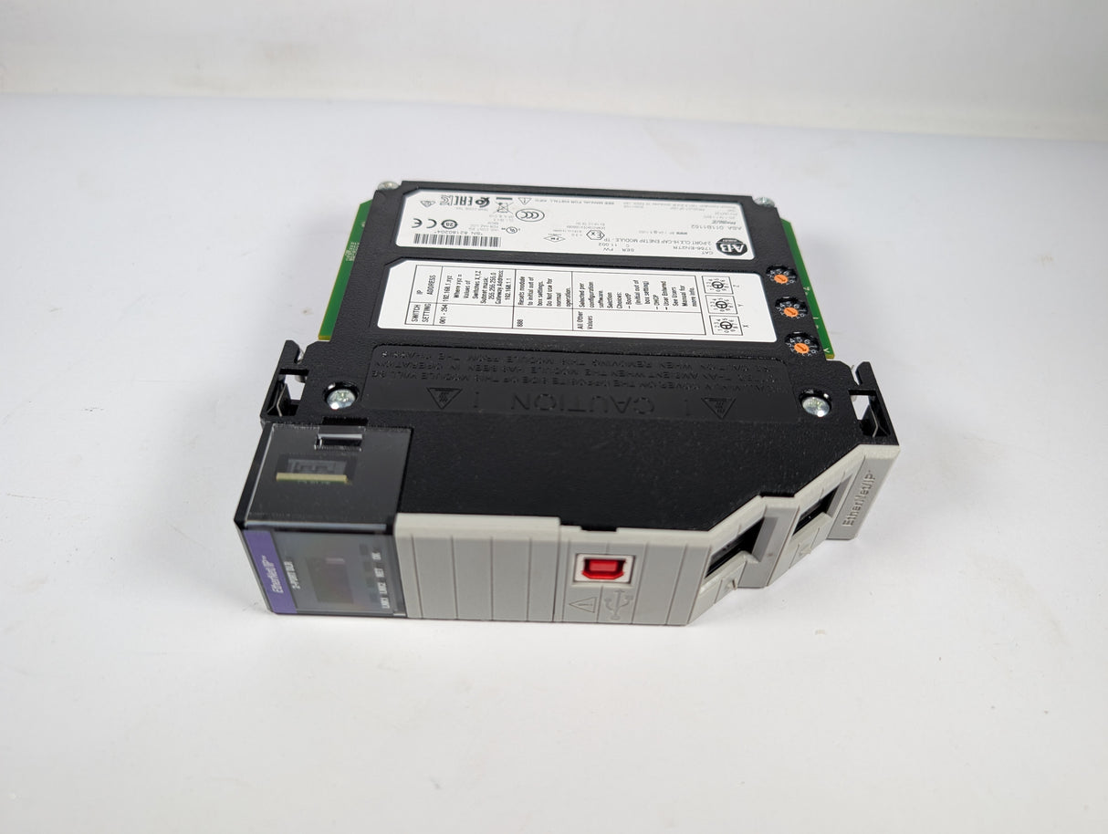 Allen Bradley - EtherNet dual port 10 100M Interface Module - 1756 - EN2TR - Used - Big Liquidators