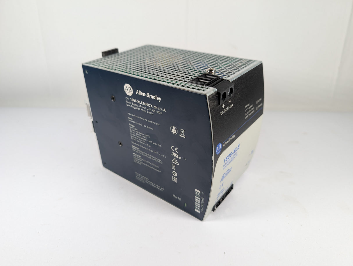 Allen Bradley - BULLETIN 1606 Switched Mode Power Supply - 1606 - XLE960DX - 3N - used - Big Liquidators