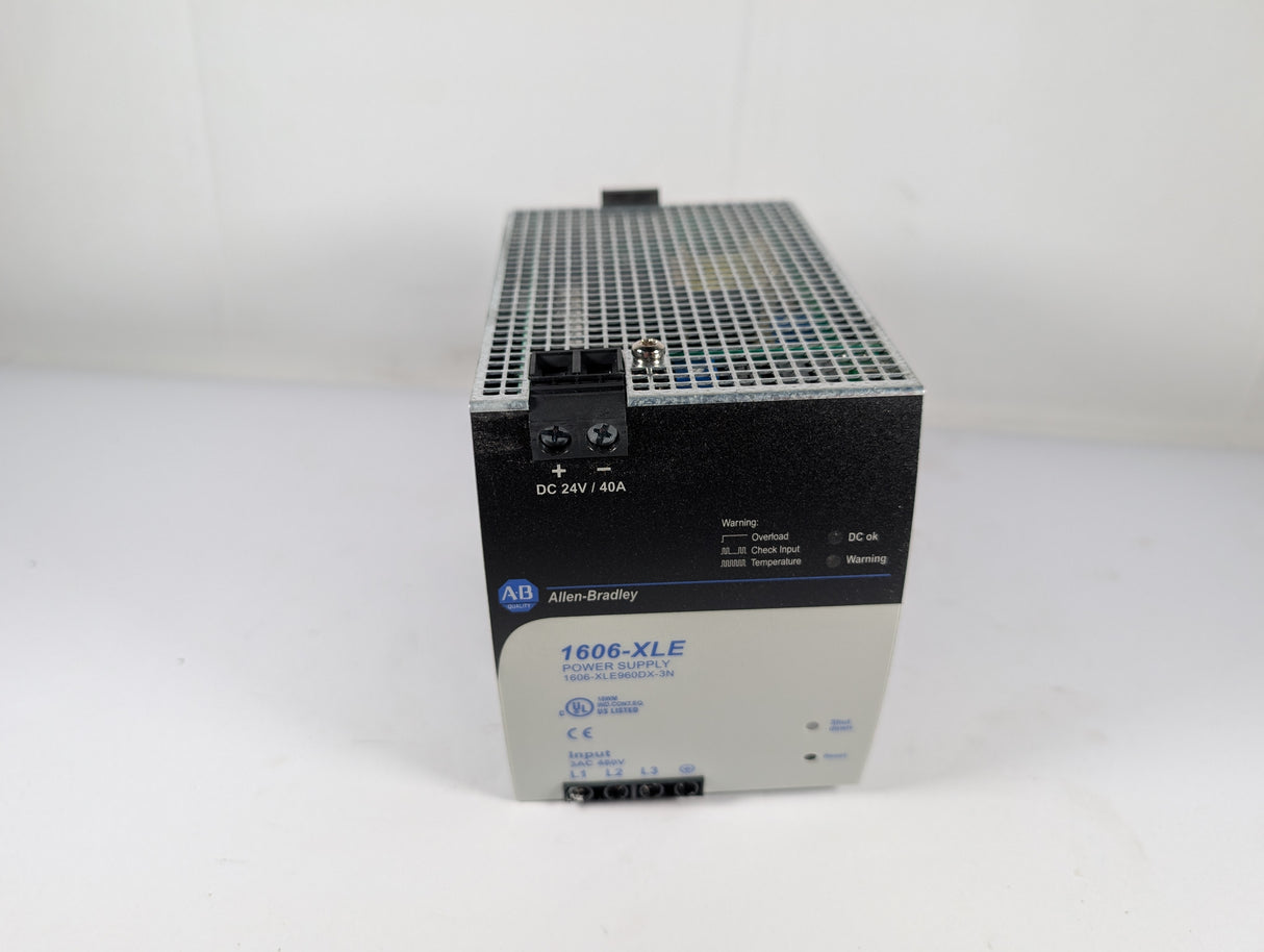 Allen Bradley - BULLETIN 1606 Switched Mode Power Supply - 1606 - XLE960DX - 3N - used - Big Liquidators