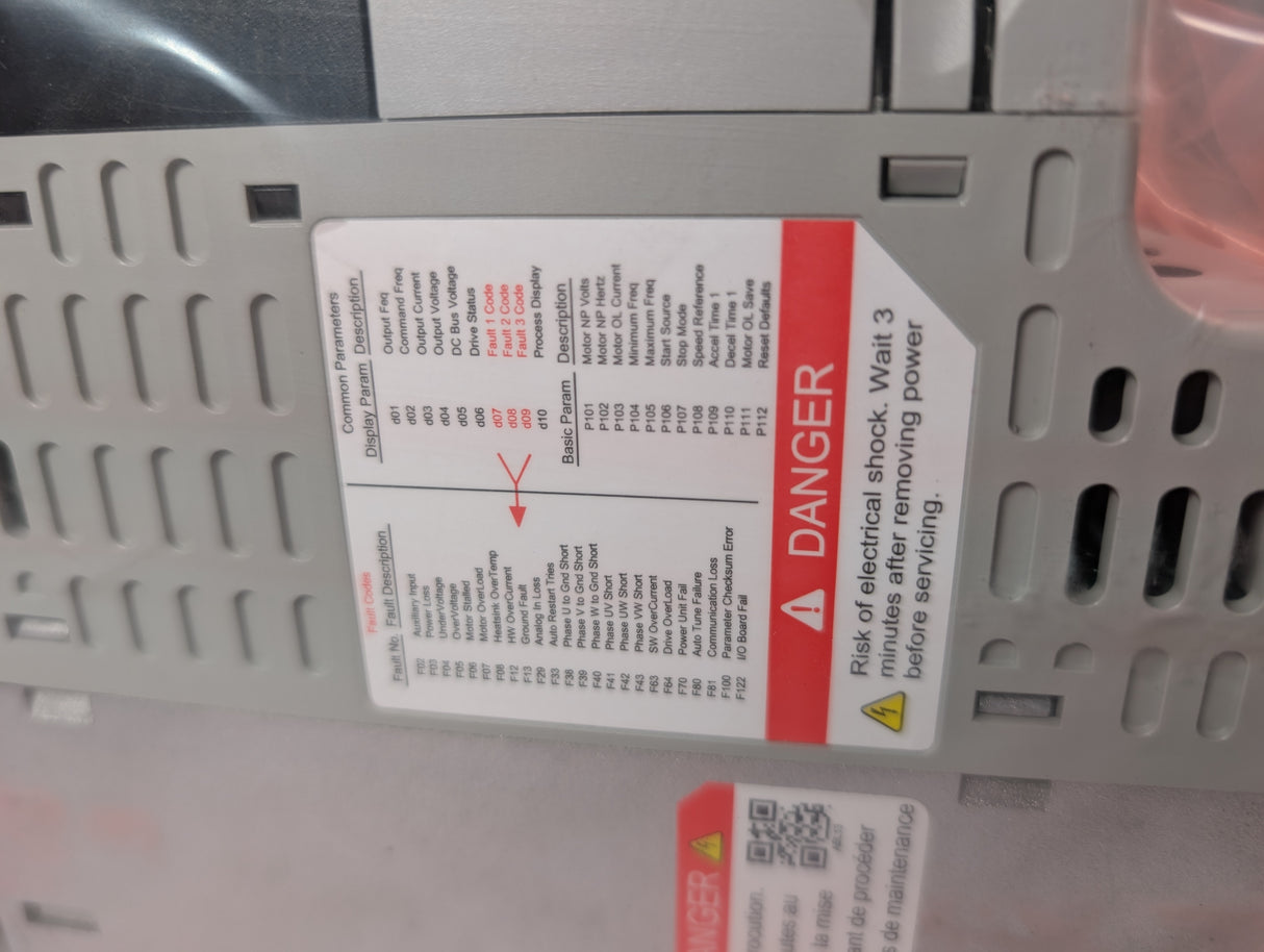 Allen Bradley - PowerFLex 4M Variable Frequency Drive - 22F - D6P0N103 - New - Big Liquidators