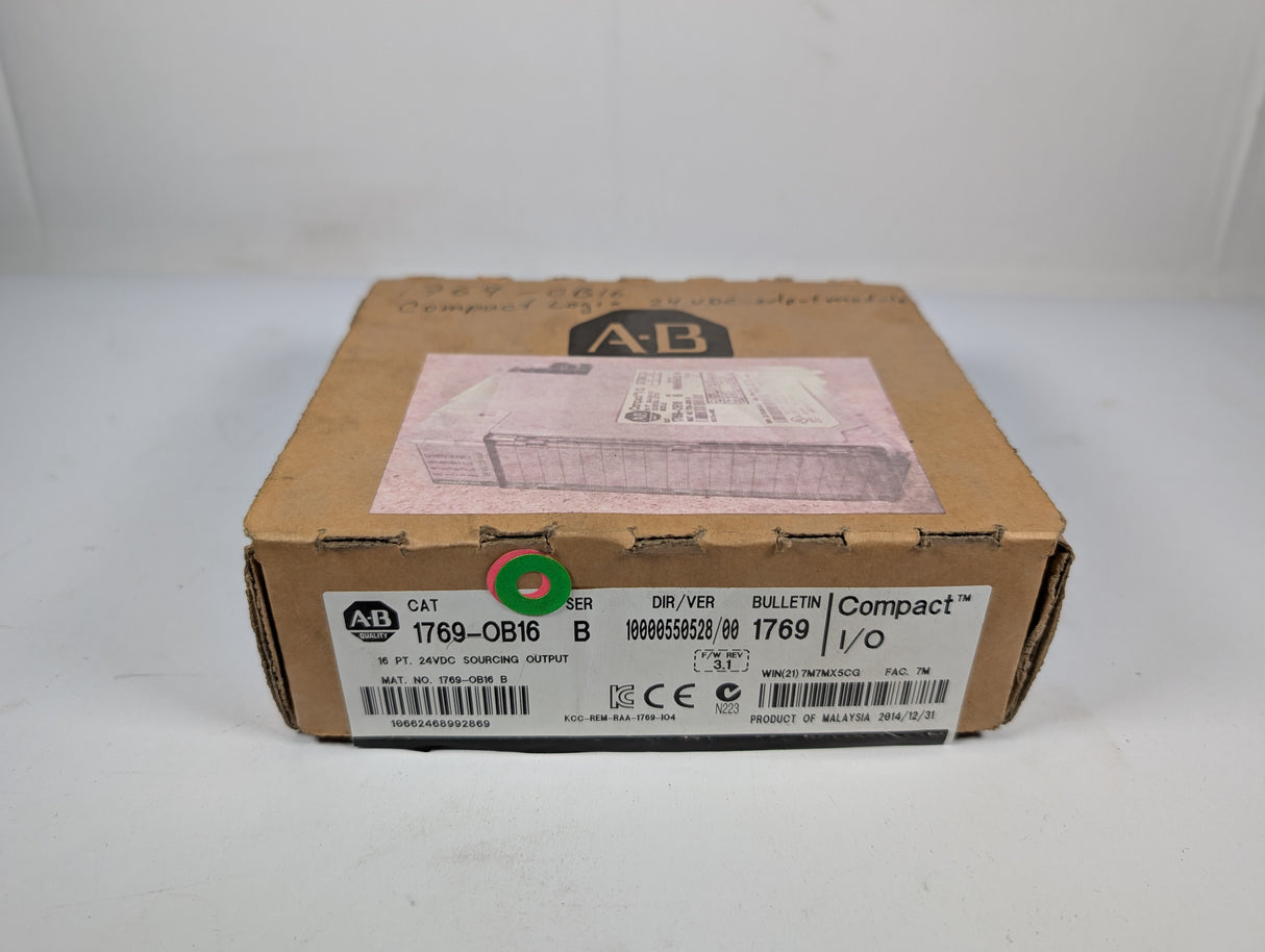 Allen Bradley - CompactLogix Discrete Output Module - 1769 - OB16 - New - Big Liquidators