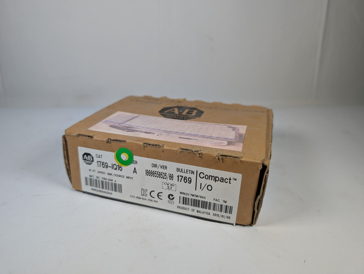 Allen Bradley - CompactLogix I/O Module - 1769 - IQ16 - New - Big Liquidators