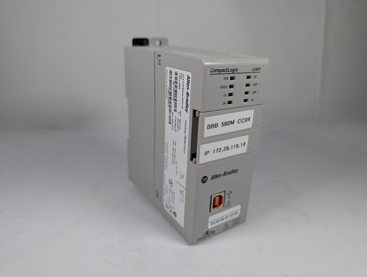 Allen Bradley - CompactLogix 5370 Controller - 1769 - L33ER - Used - Big Liquidators