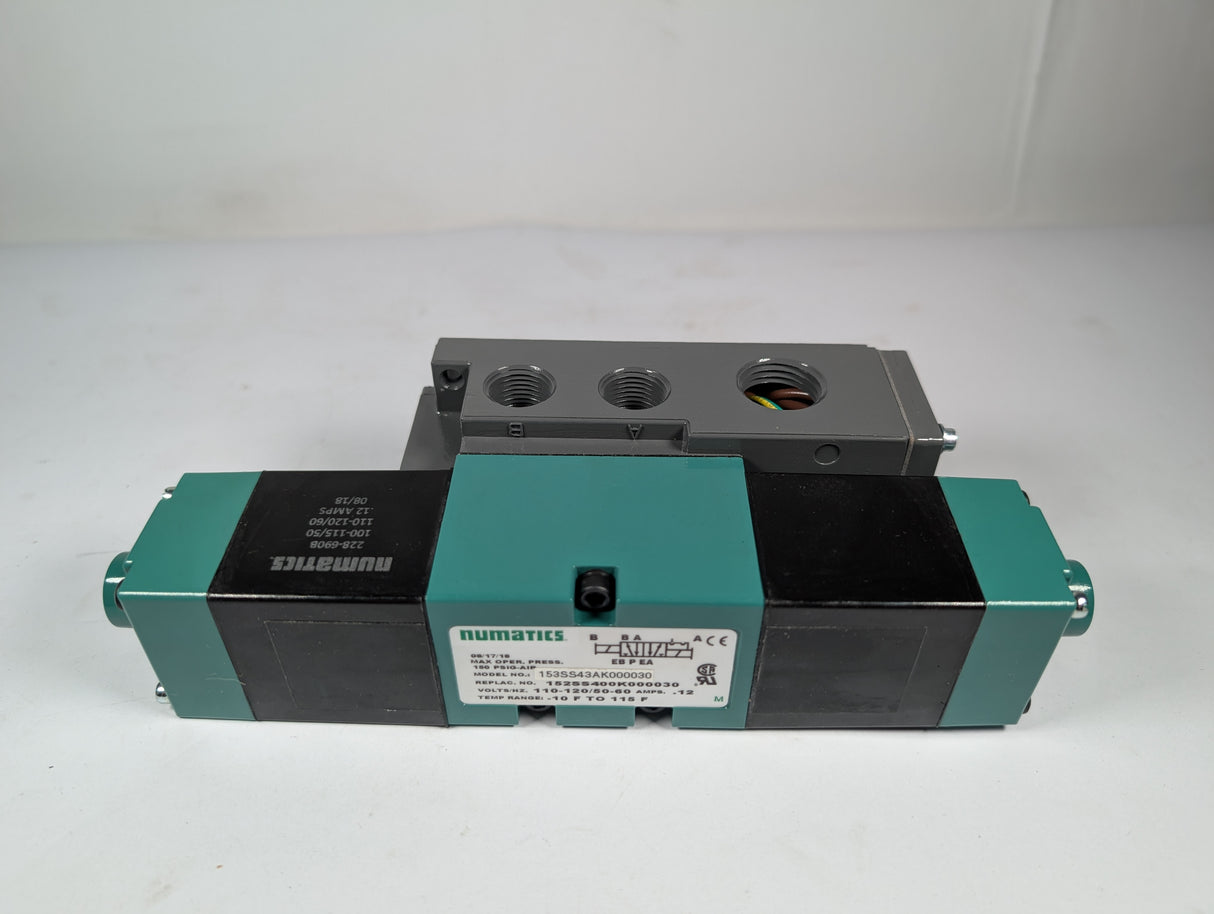 Neumatics - Electrically - actuated Pneumatic Double Solenoid Valve - 153SS43AK000030 - New - Big Liquidators