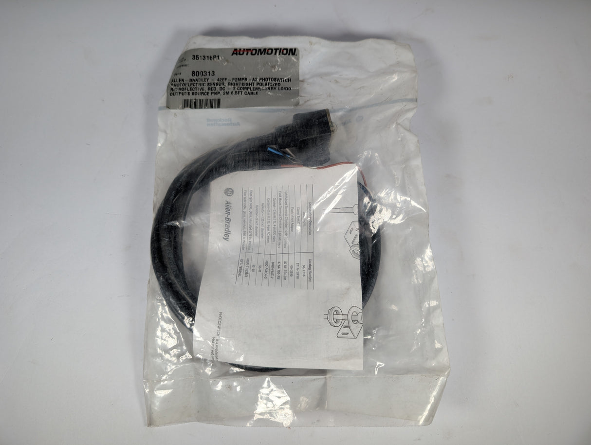 Allen Bradley - Polarized Retroreflective Sensor - 42EF - P2MPB - A2 - New - Big Liquidators