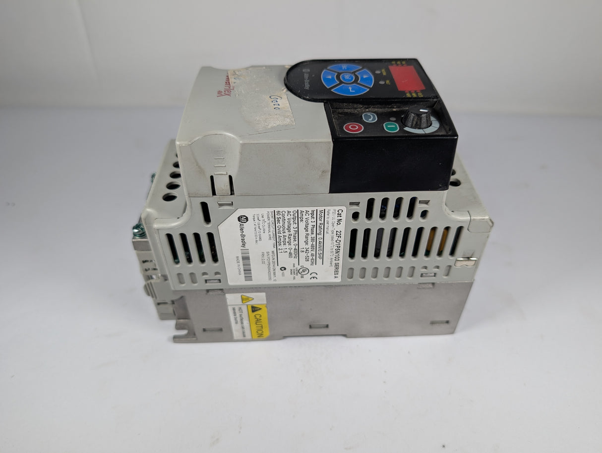 Allen Bradley - PowerFlex 4M Variable Frequency Drive - 22F - D1P5N103 - Used - Big Liquidators