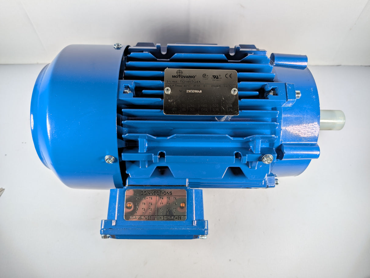 Motovario - 2 HP Electric Motor - TG145TG4X - New - Big Liquidators