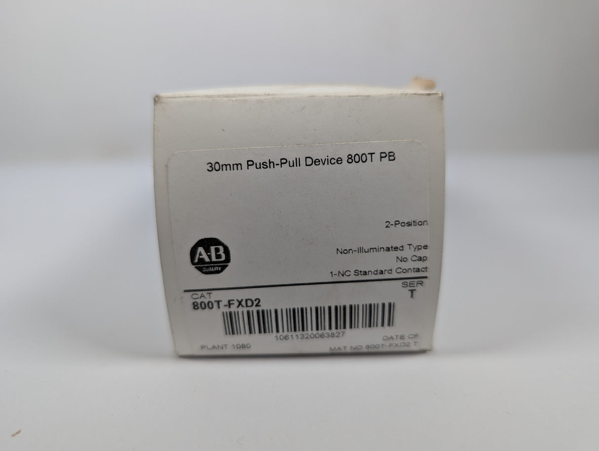 Allen Bradley - 30mm Push - Pull Device - 800T - FXD2 - New - Big Liquidators