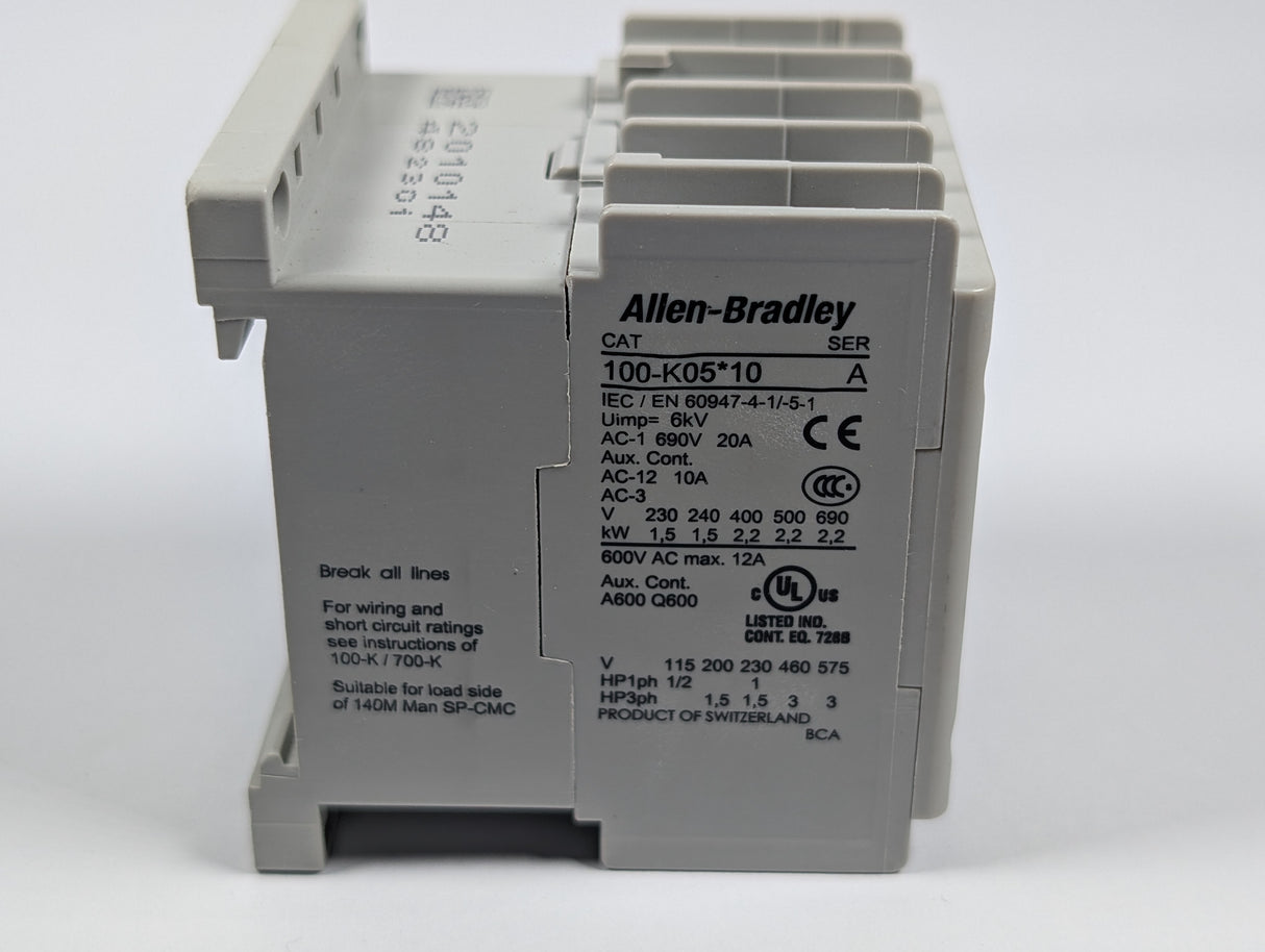 Allen Bradley - Mini Contactor - 100 - K05D10 - New - Big Liquidators