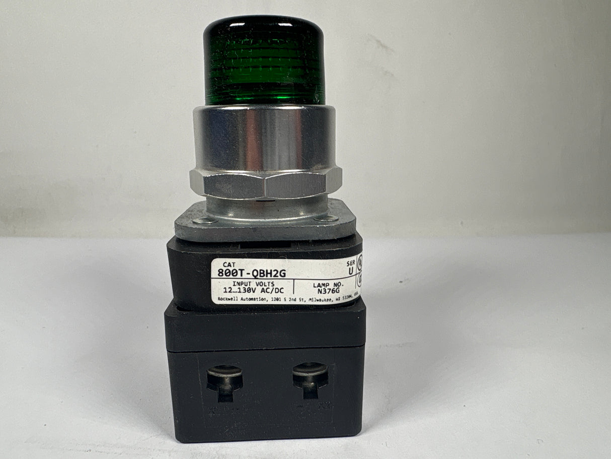 Allen Bradley - 30mm Push Button Green - 800T - QBH2G - New - Big Liquidators