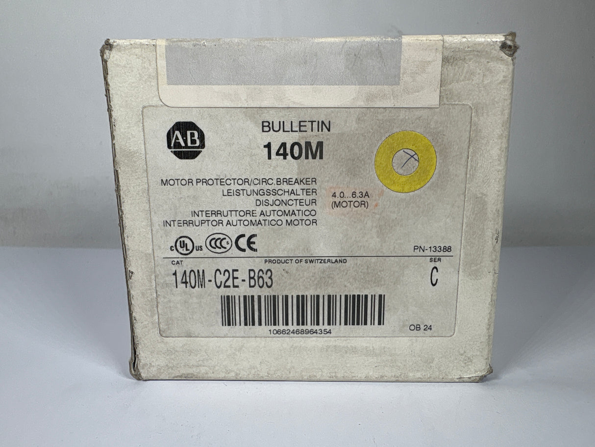 Allen Bradley - 32 Amp Motor Protector/Circuit Breaker - 140M - C2E - B63 - New - Big Liquidators