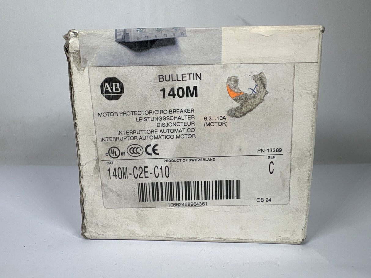 Allen Bradley - 32 Amp Motor Protector/Circuit Breaker - 140M - C2E - C10 - New - Big Liquidators