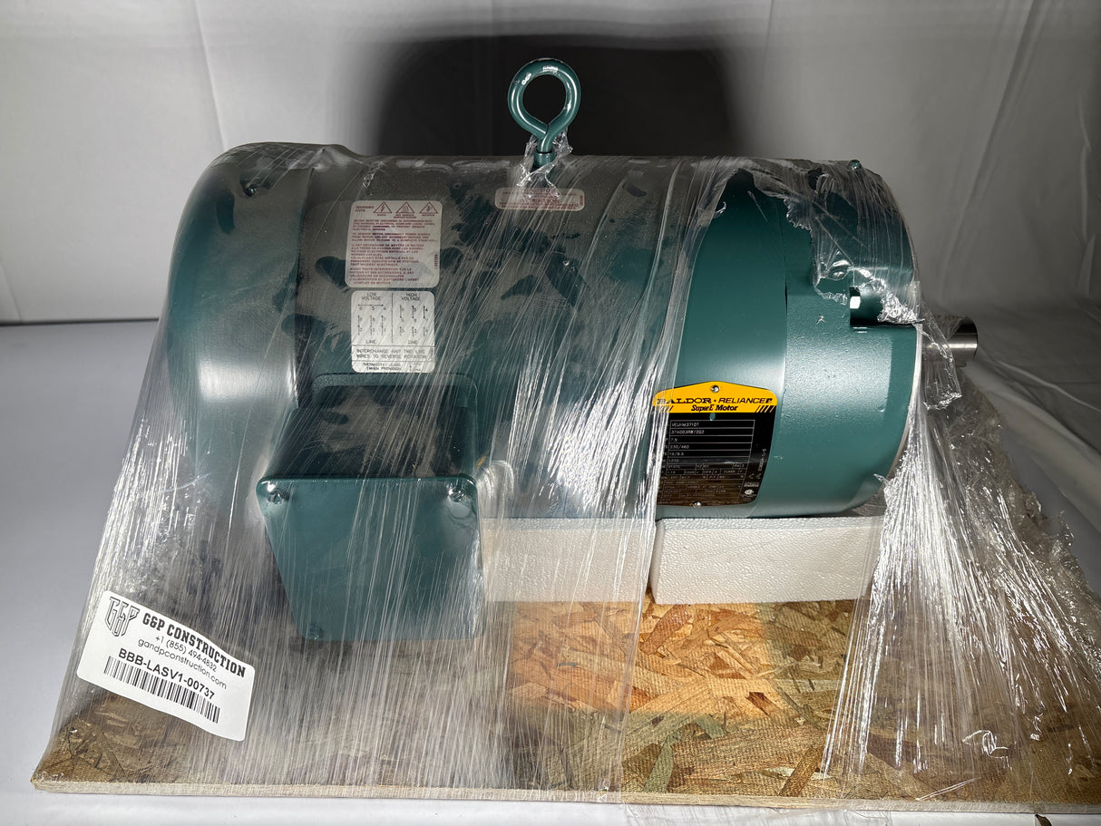 Baldor - 7.5 HP Electric Motor - VEUHM3710T - New - Big Liquidators