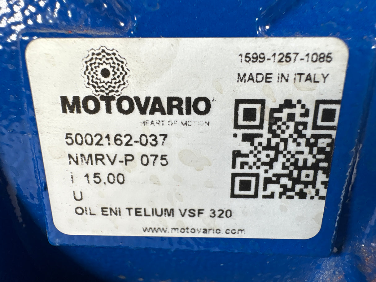 Motovario - 15:1 Wom Gear Reducer - NMRV - P 075 - Used - Big Liquidators