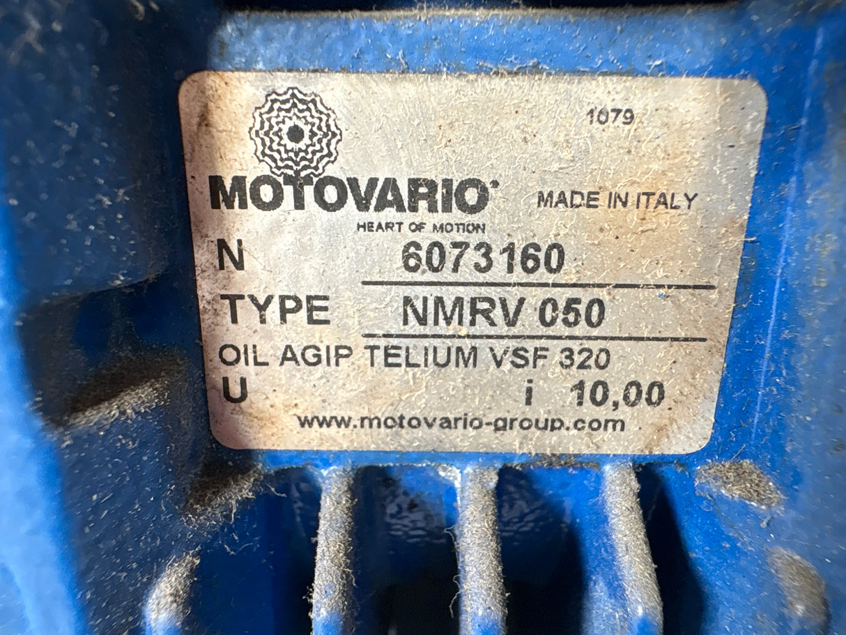 Motovario - 10:1 Worm gear Reducer - NMRV 050 - Used - Big Liquidators