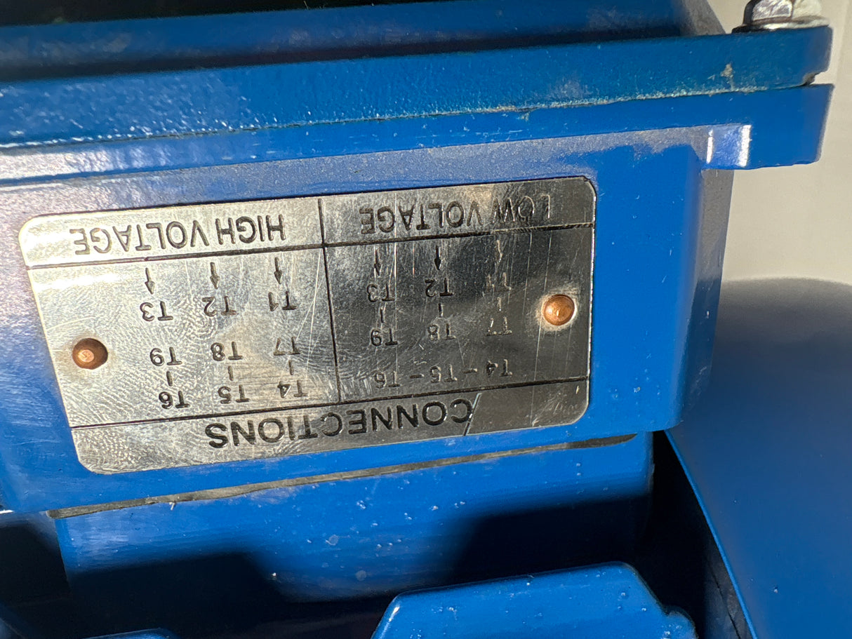 Motovario - 3 HP Electric Motor - TG182TH4 - Used - Big Liquidators