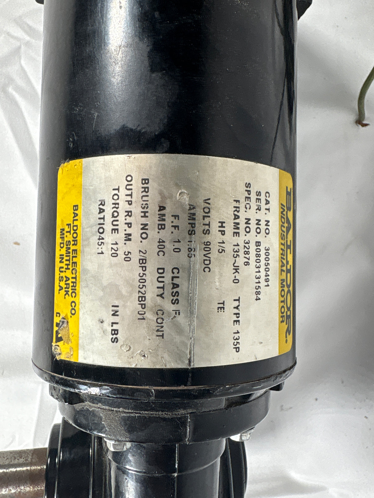 Baldor - 1/5 HP Electric Motor - 30050491 - Used - Big Liquidators