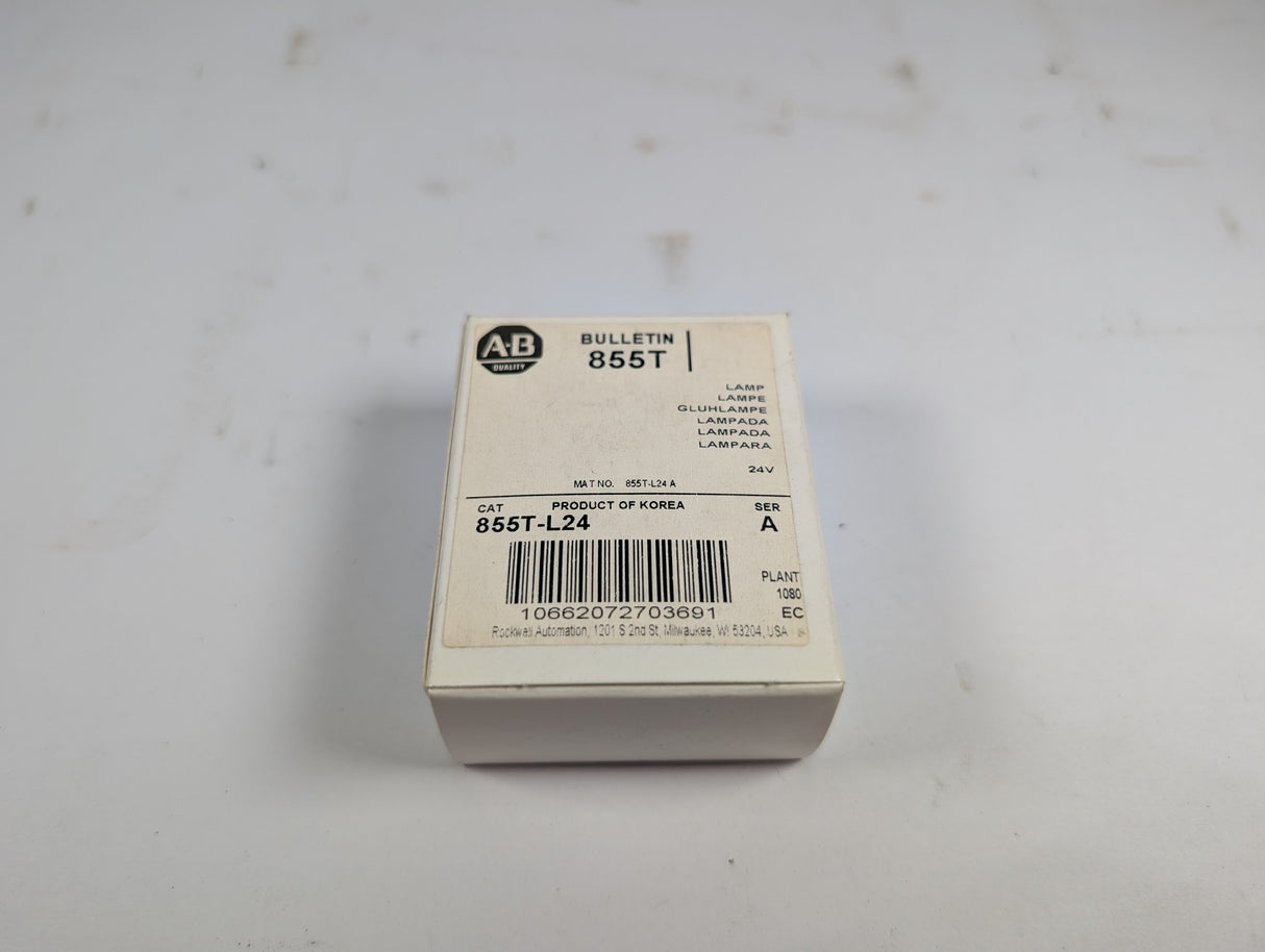 Allen Bradley - 70 mm Stack Lights,24V AC/DC Incandescent Lamp - 855T - L24 - New - Big Liquidators