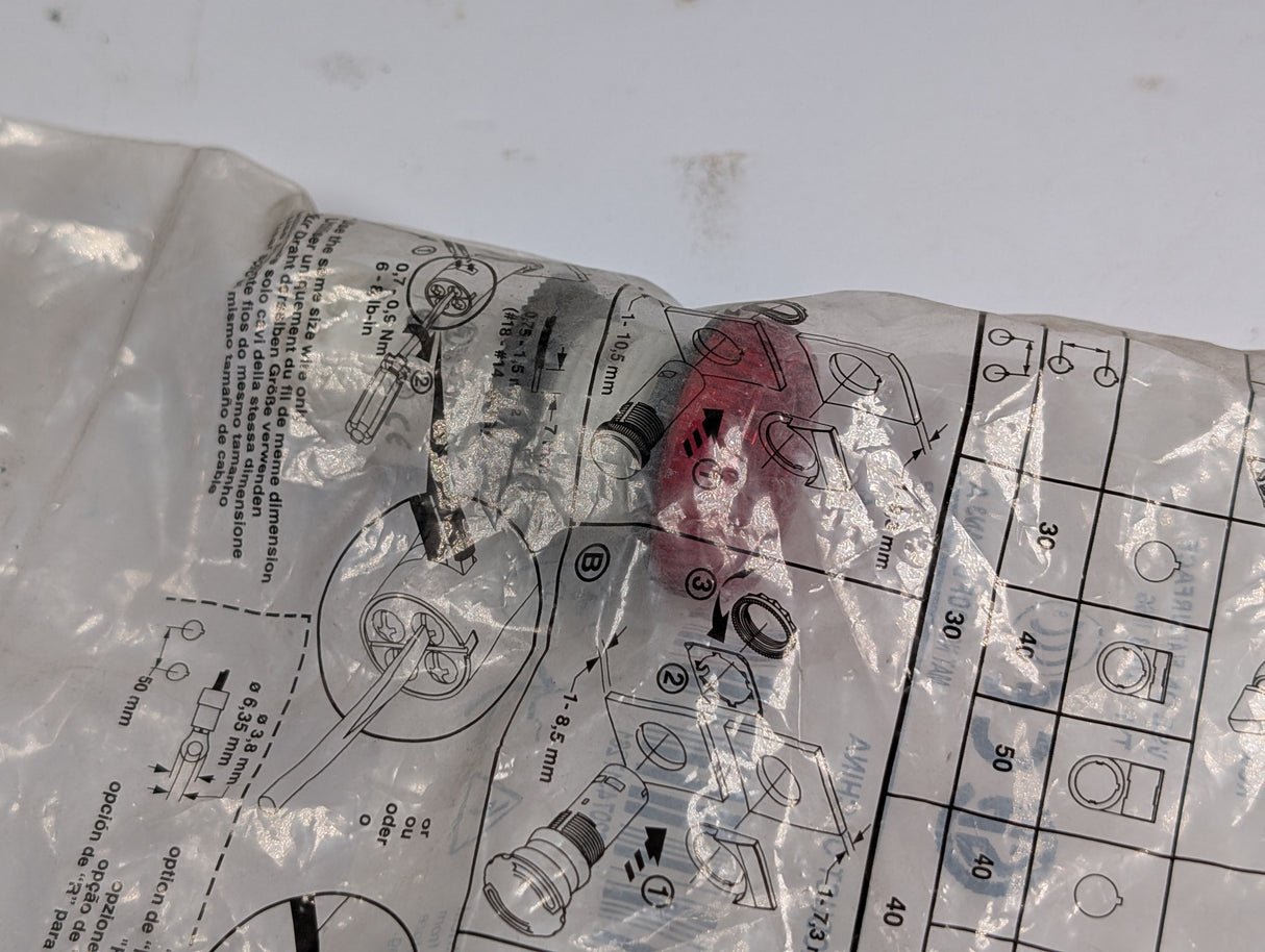 Allen Bradley - Red Pilot Light - 800FD - P4N3 - New - Big Liquidators