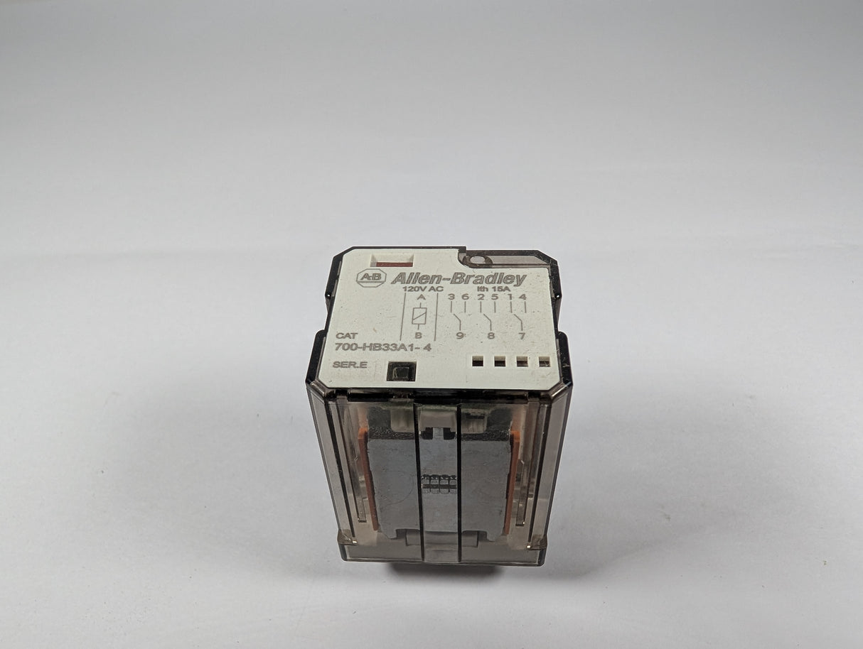 Allen Bradley - GP Tall Square Base Relay - 700 - HB33A1 - 4 - New - Big Liquidators