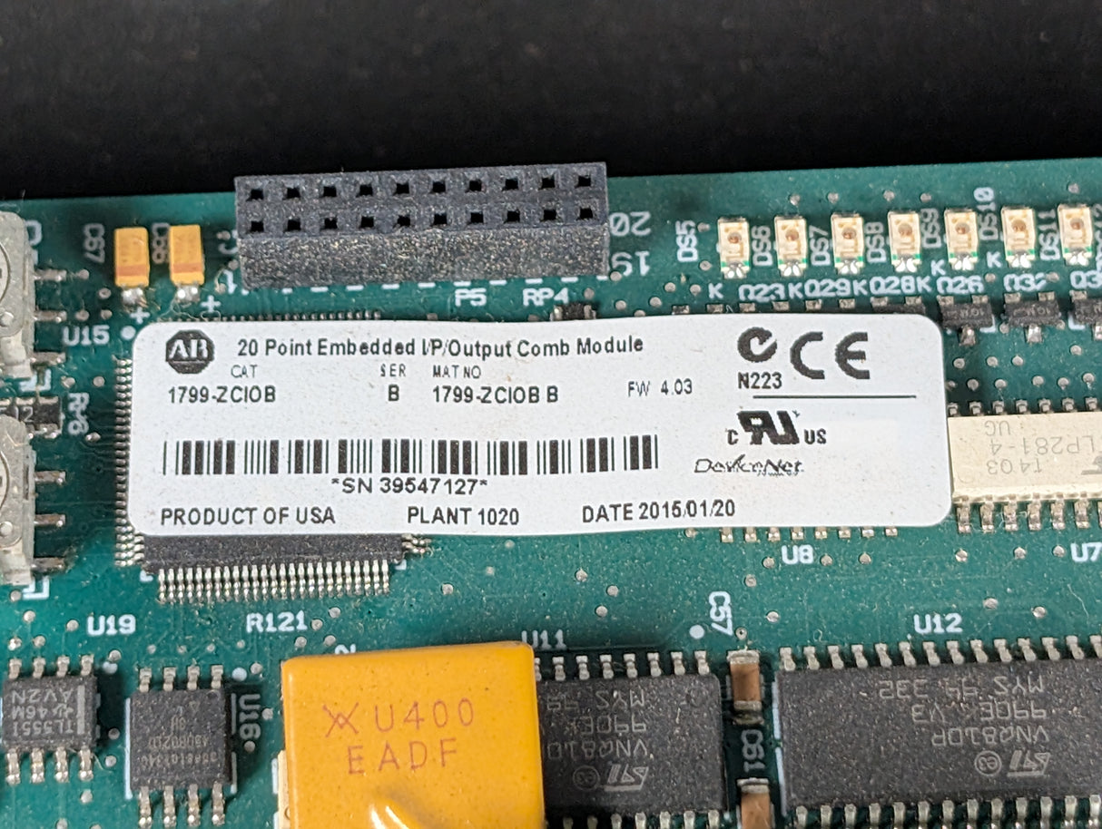 Allen Bradley - Zone Control Output/Input Card with Enclosure - 1799 - ZCIOB - Used - Big Liquidators