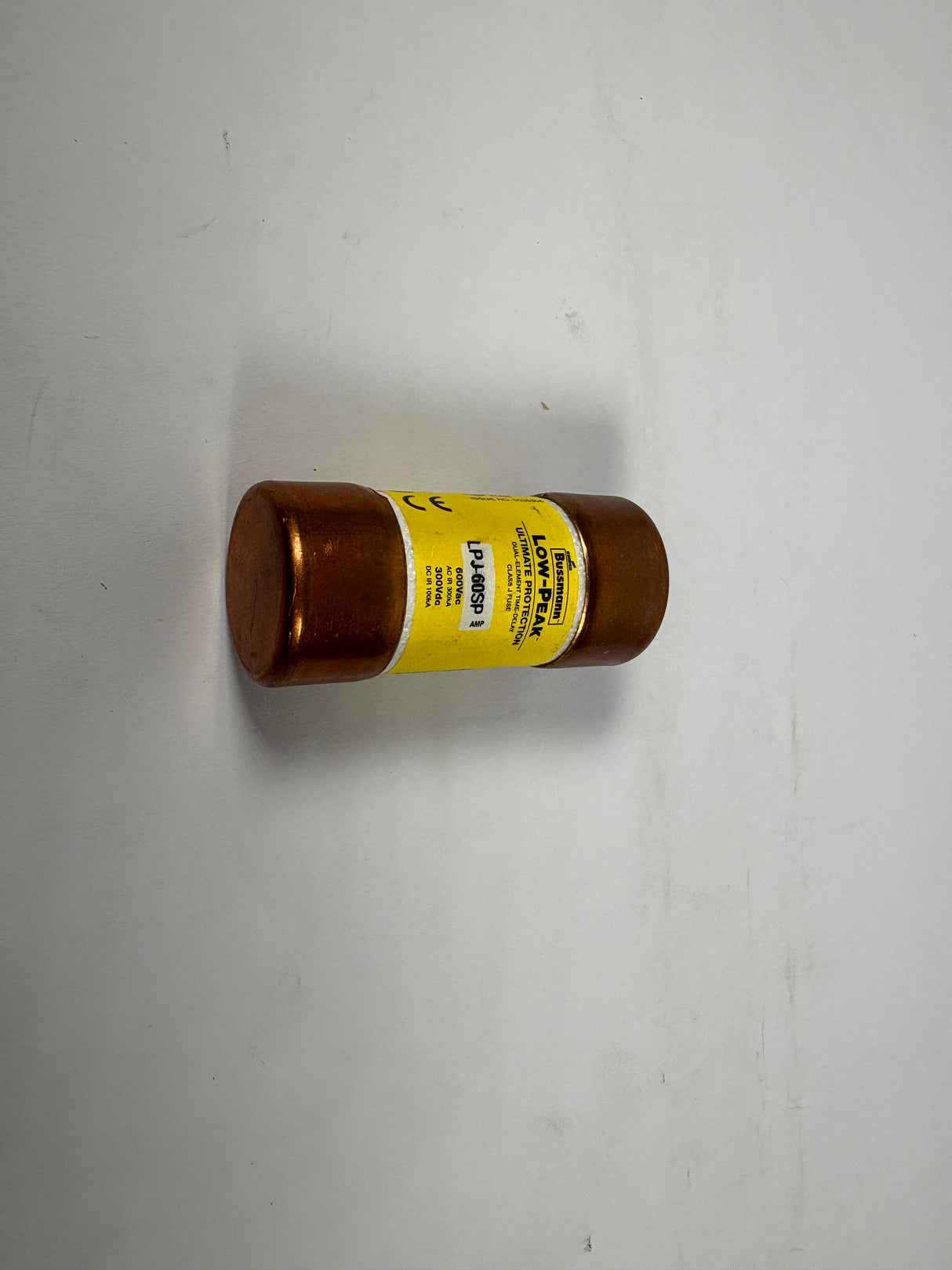 Bussmann - 60 AMP Low - Peak Class J Fuse - LPJ - 60SP - New - Big Liquidators