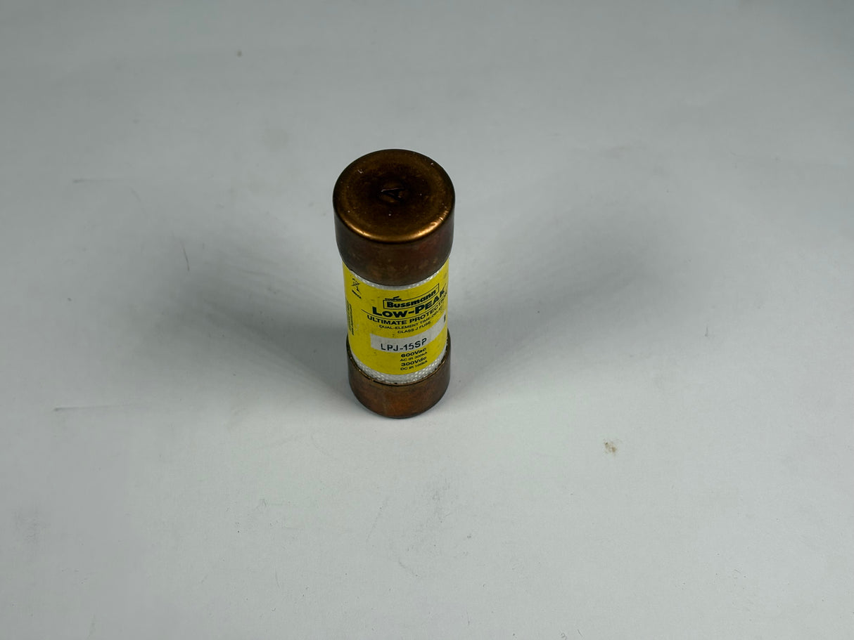 Bussmann - 15 AMP Low - Peak Class J Fuse - LPJ - 15SP - New - Big Liquidators