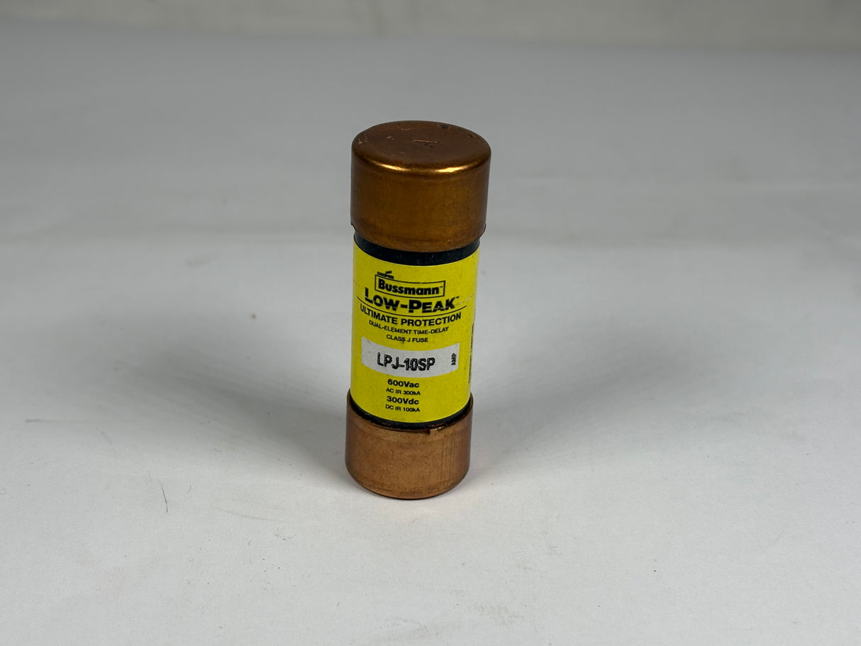 Bussmann - 10 AMP Low - Peak Class J Fuse - LPJ - 10SP - New - Big Liquidators