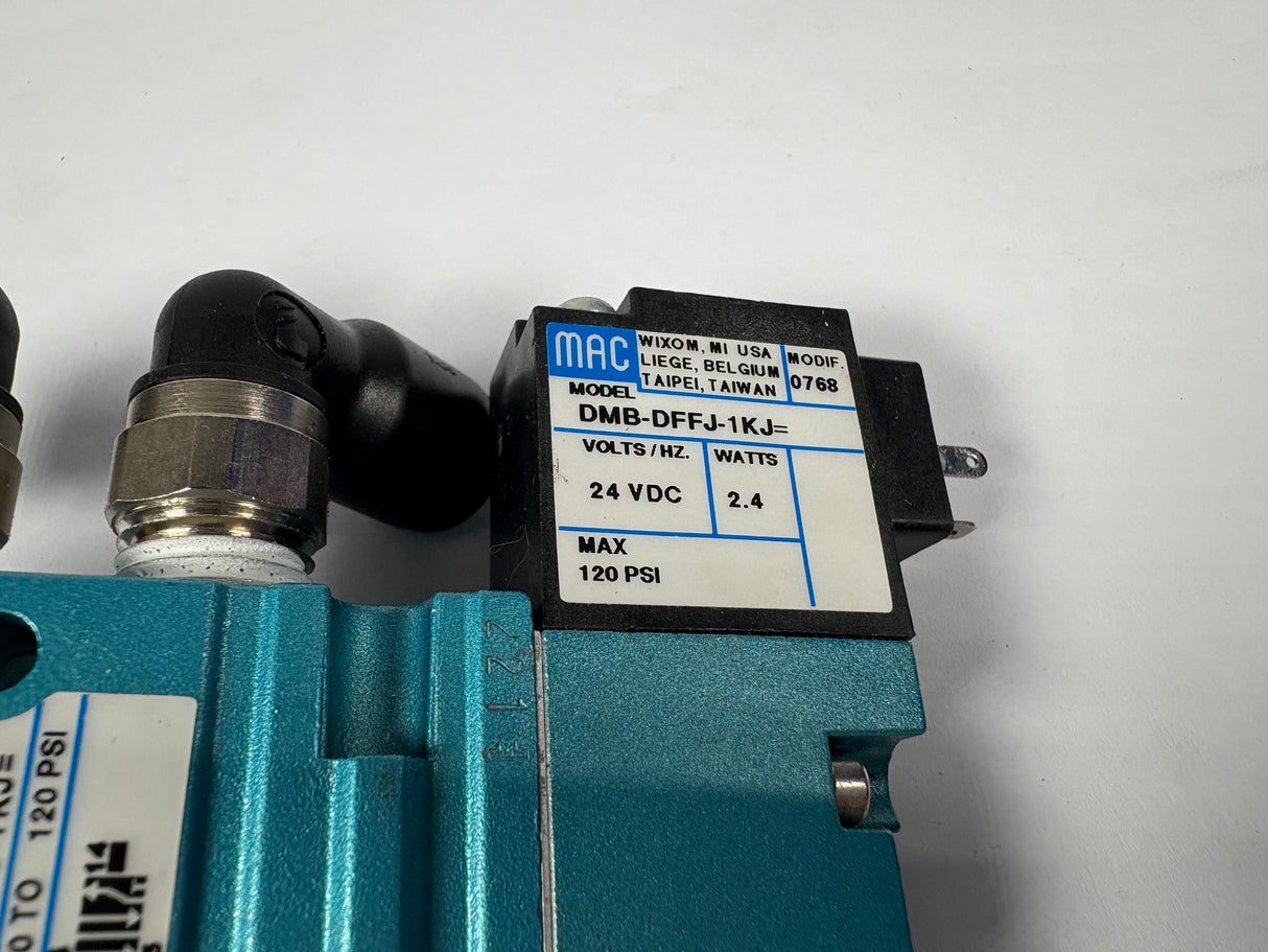 Mac Valves - Solenoid Valve - 411A - B0A - DM - DFFJ - 1KJ= - New - Big Liquidators