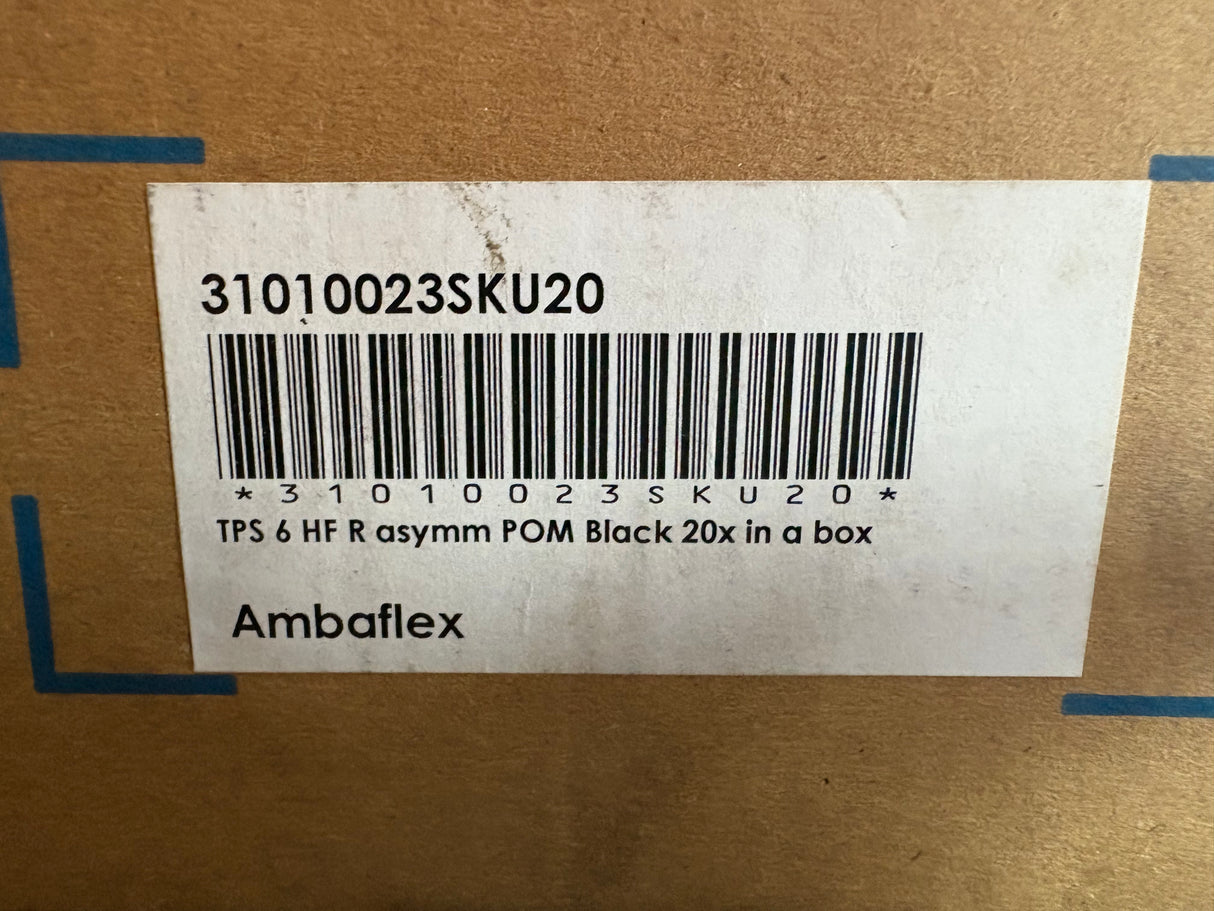 Ambaflex - TPS 6 HF R asymm POM Black 20X in a Box - 31010023SKU20 - New - Big Liquidators