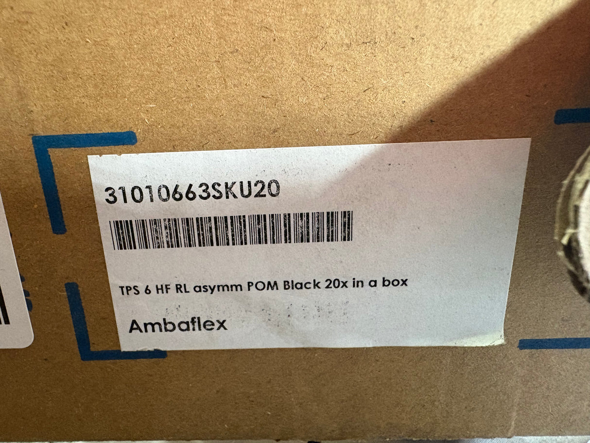 Ambaflex - TPS 6 HF RL asymm POM Black 20X in a Box - 31010663SKU20 - New - Big Liquidators