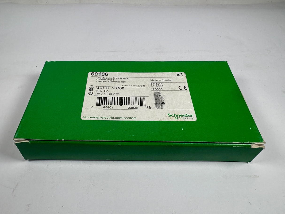 Schneider Electric - C60 Miniature Circuit Breaker - 60106 - New - Big Liquidators