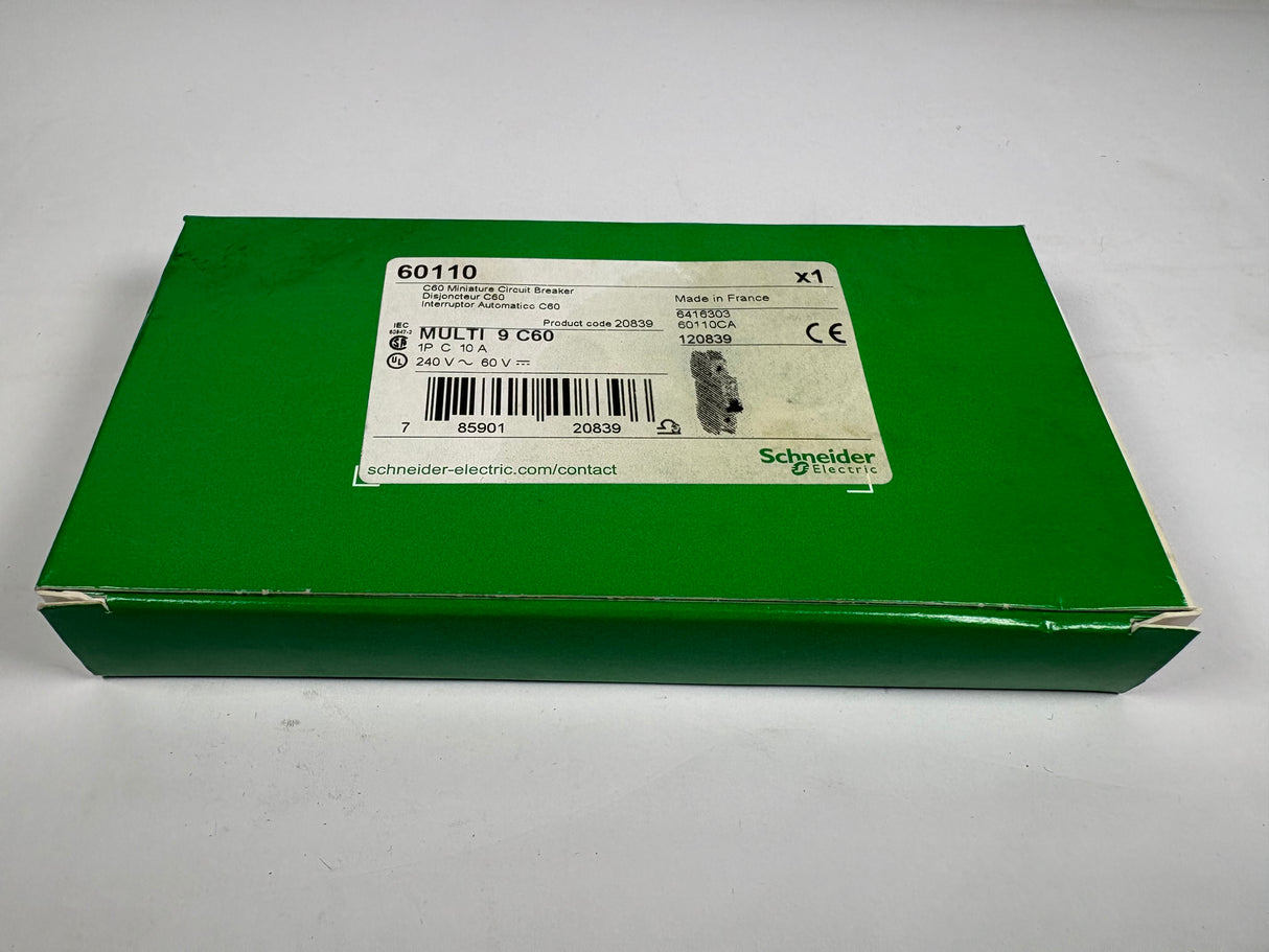 Schneider Electric - C60 Miniature Circuit Breaker - 60110 - New - Big Liquidators
