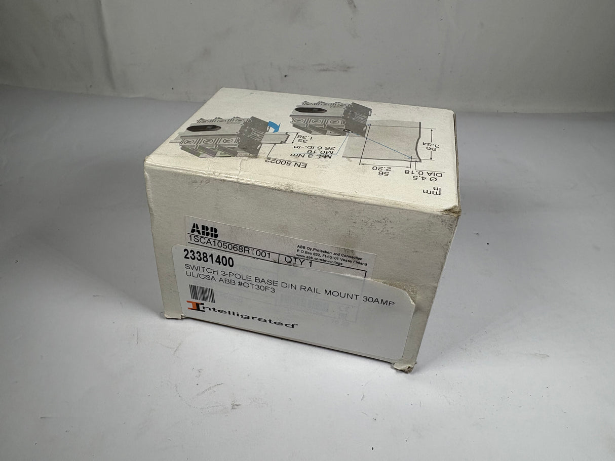 ABB - 30 AMP Disconnect Switch - OT30F3 - New - Big Liquidators
