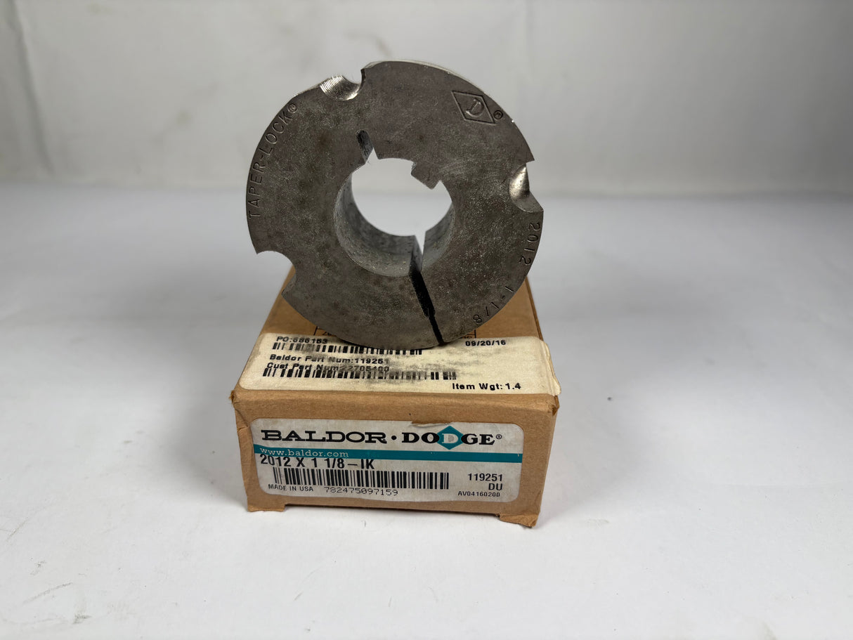Dodge - 2012 Taper Lock Bushing - 119251 - New - Big Liquidators