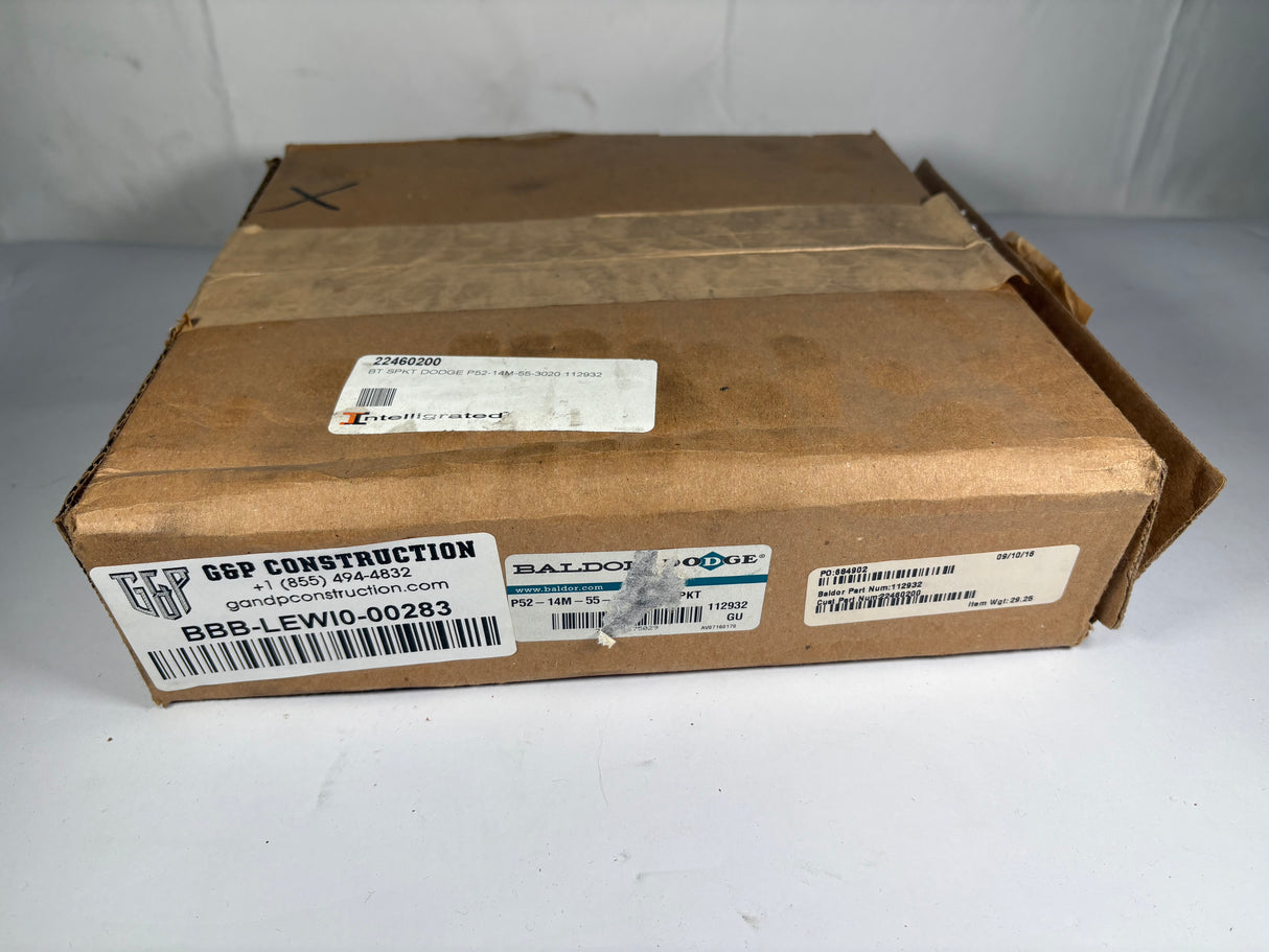 Dodge - High Torque Drive Belt Sprocket - P52 - 14M - 55 - 3020 - New - Big Liquidators