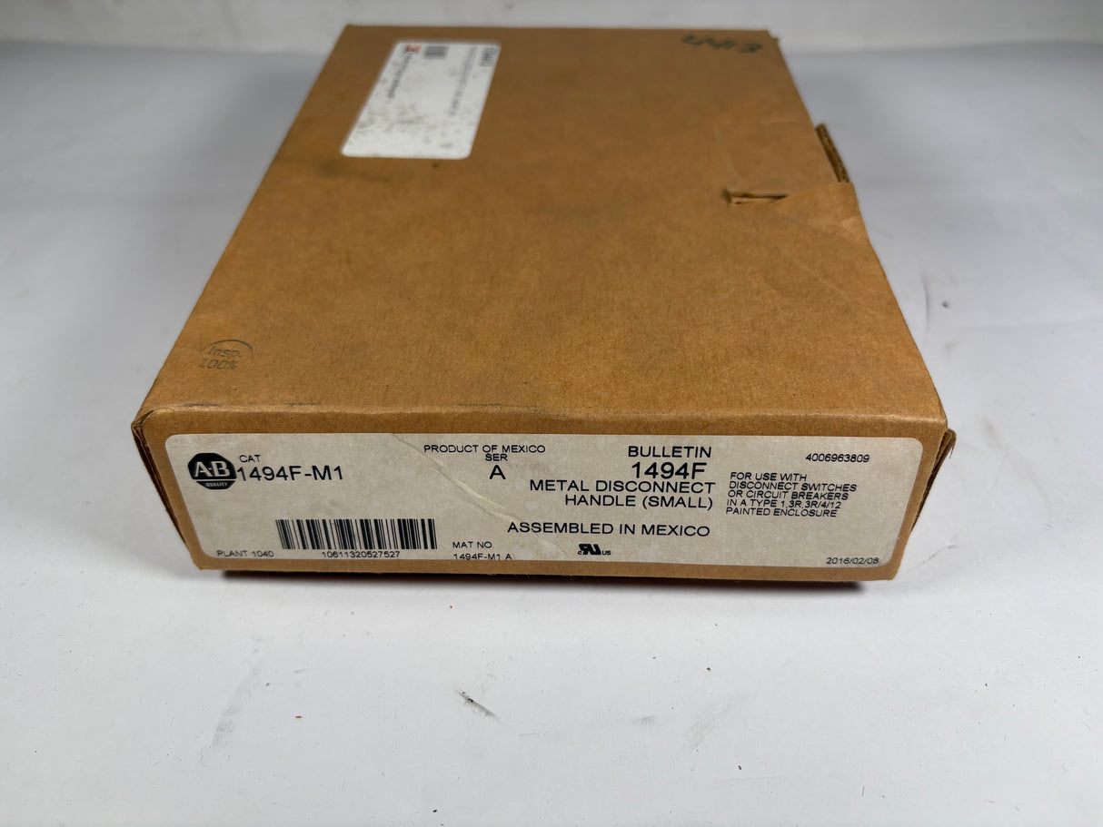 Allen Bradley - Disconnect Switch Handle - 1494F - M1 - New - Big Liquidators