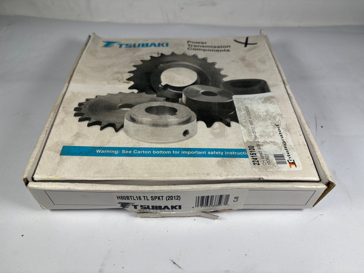 Tsubaki - Finished Bore Sprocket - H80BTL18 TL SPKT - New - Big Liquidators