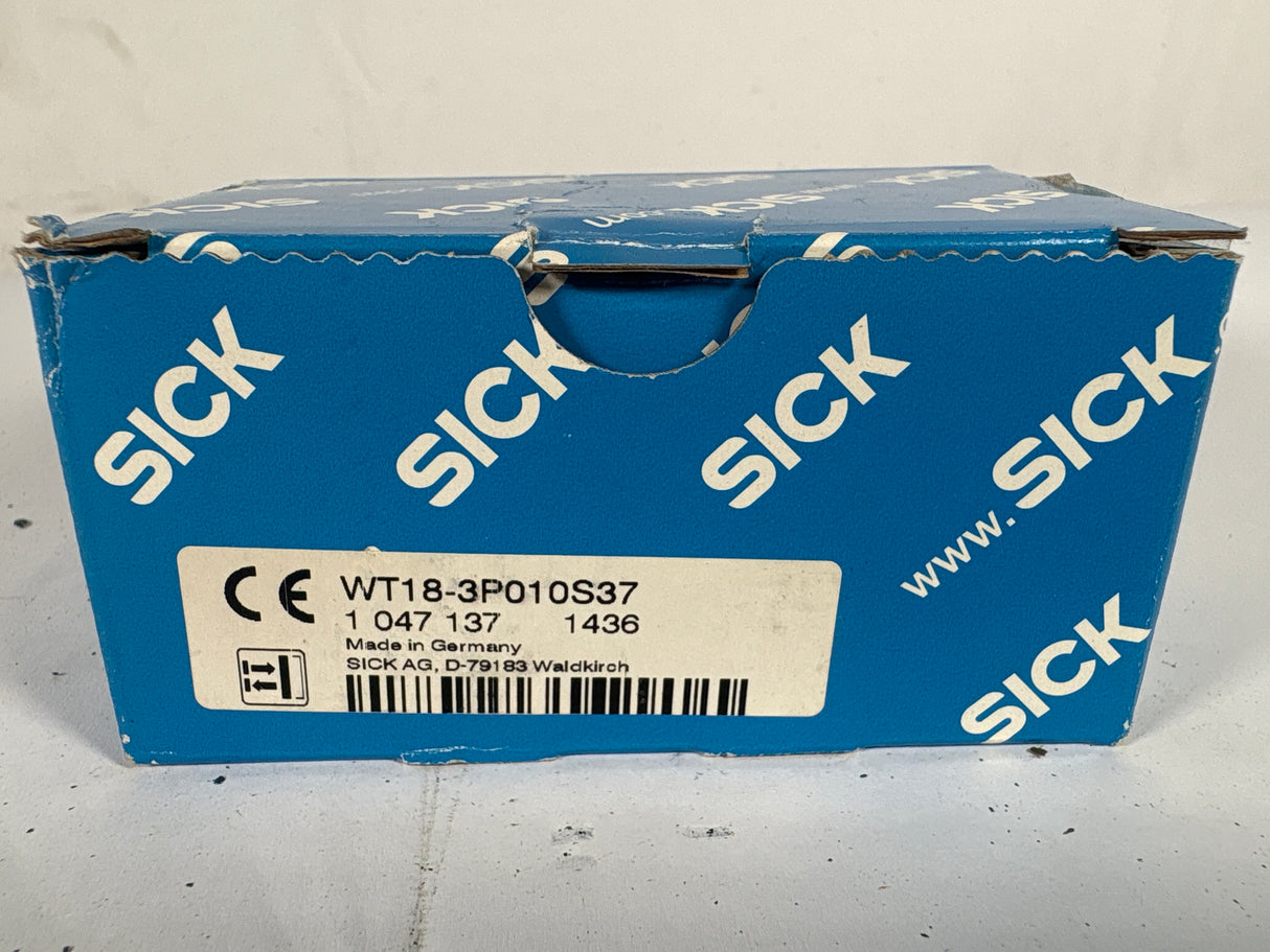 SICK - Photelectric Proximity Sensor - WT18 - 3P010S37 - New - Big Liquidators