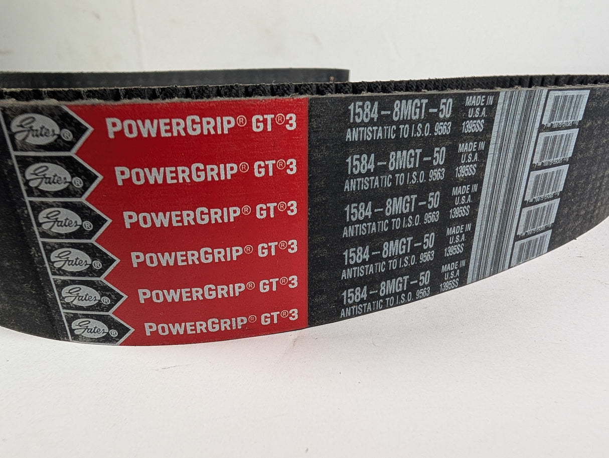 Gates - Power Grip GT 3 Notched Belt - 1584 - 8MGT - 50 - New - Big Liquidators