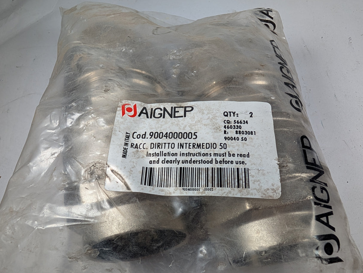 AIGNEP - Infinity Series 50 mm Straight Connector - 9004000005 - New - Big Liquidators