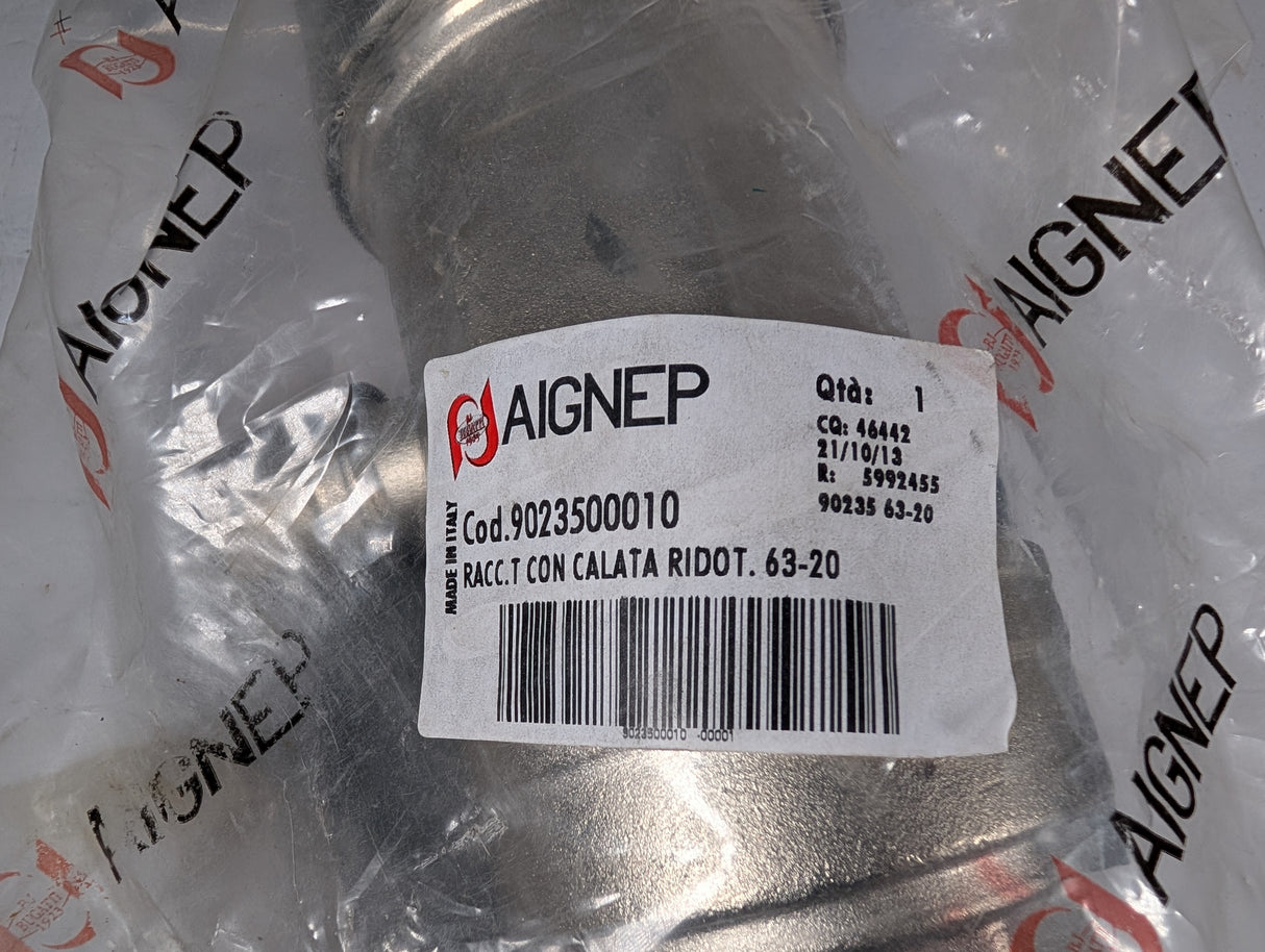 AIGNEP - Infinity Series 63 mm Tee with Integral Water Seperator - 9023500010 - New - Big Liquidators