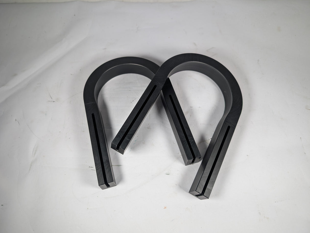 AmbaFlex - Wearguides Lower End Closed PA6G BLACK - 30010463SKU - New - Big Liquidators