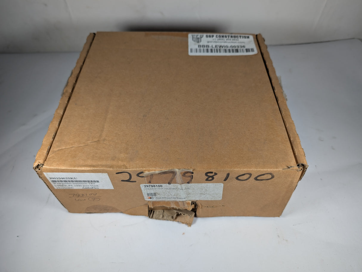 AmbaFlex - Wearguides Transition TS UHMW - PE 1000 Pure Black - 30010462SKU - New - Big Liquidators